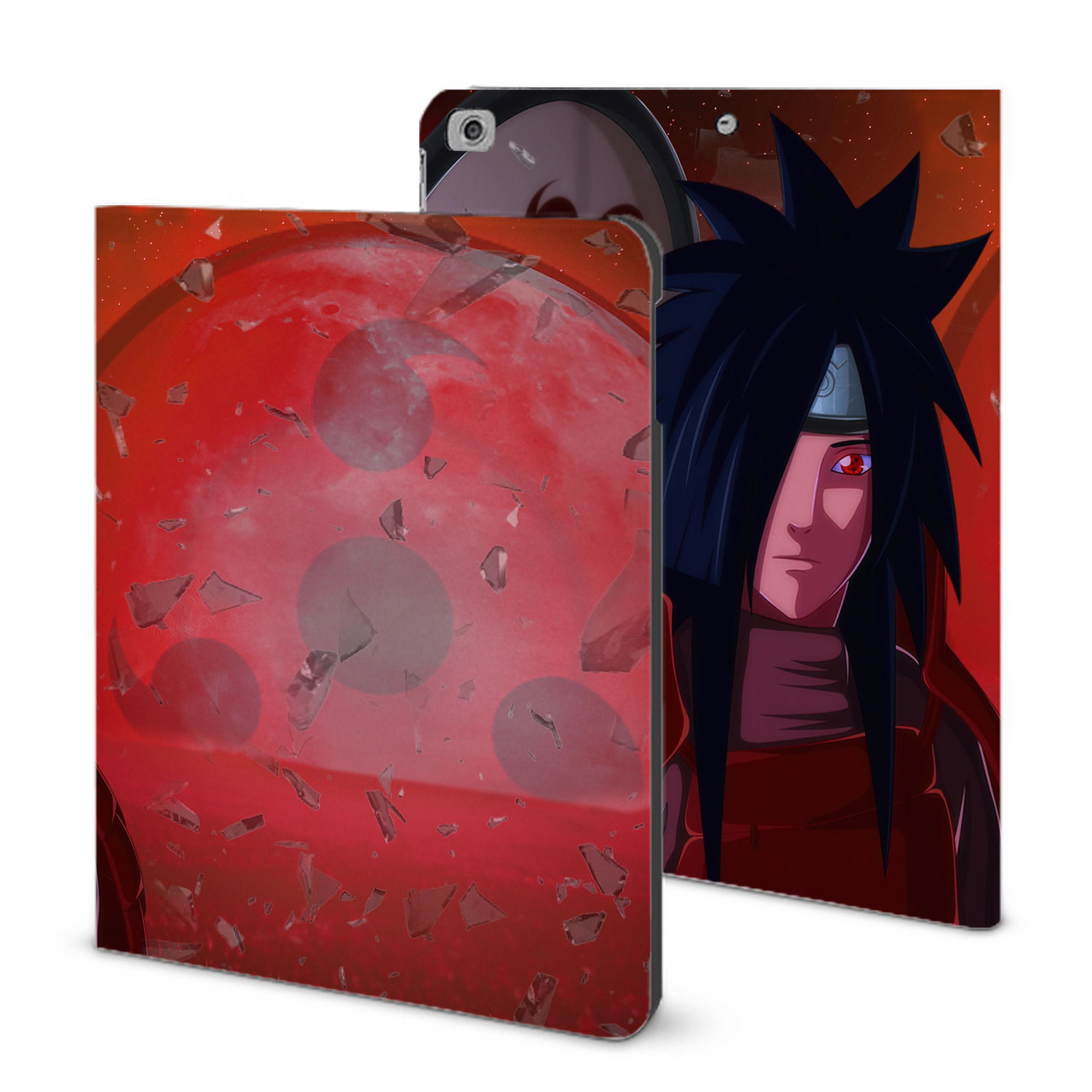 （画像用） NARUTO -ナルト- NARUTO -ナルト- 疾風伝 IPad ケース ブック型 PUレザー TPU 耐衝撃 軽量 薄型 ペン収納なし 全面保護 IPad 各モデル対応